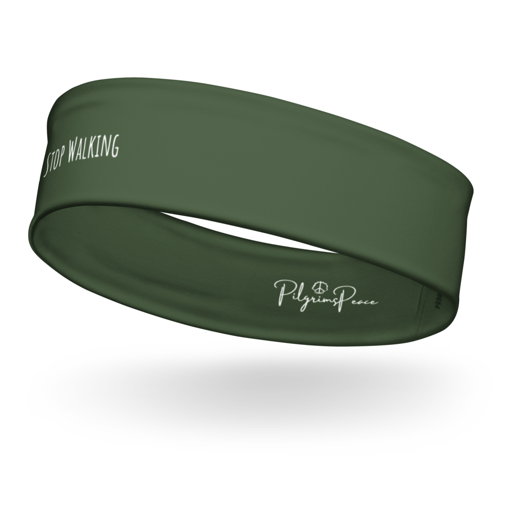 ''Never Stop Walking'' Stirnband