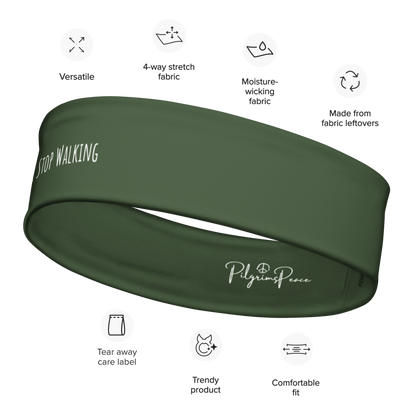 ''Never Stop Walking'' Stirnband