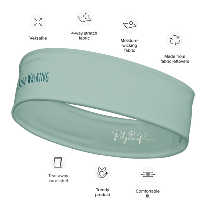 ''Never Stop Walking'' Stirnband